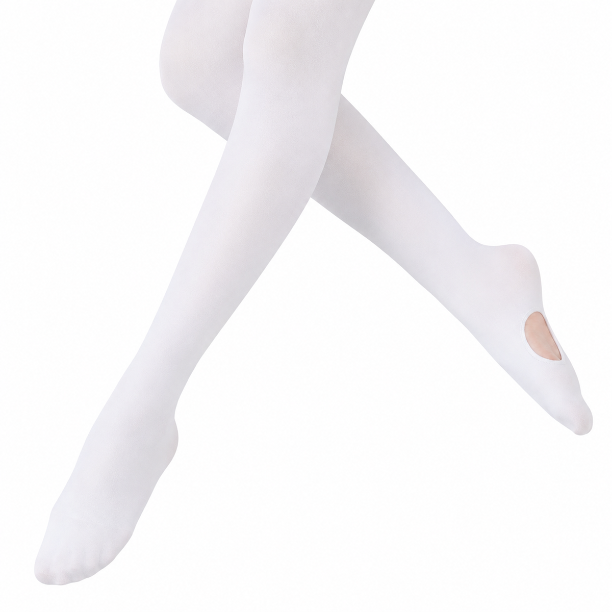 Girls Convertible Ballet Dance Tights | Footed & Footless Dance Tights for Ballet, Gymnastics & Dance Classes | Ages 1-16 Years