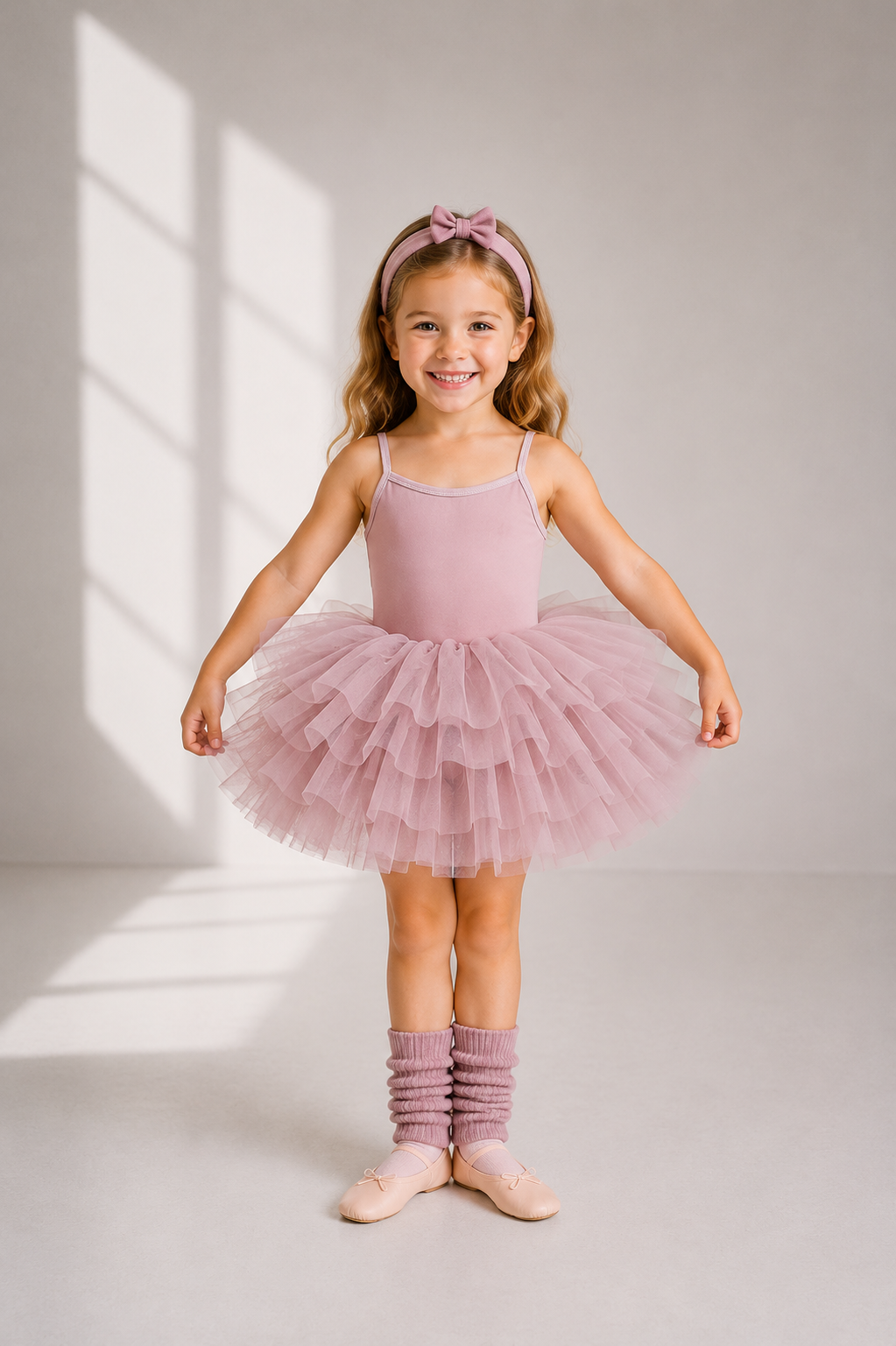 Girls Ballet Tutu Dress – Kids Dance Leotard with Tulle Skirt | 2–6 Years