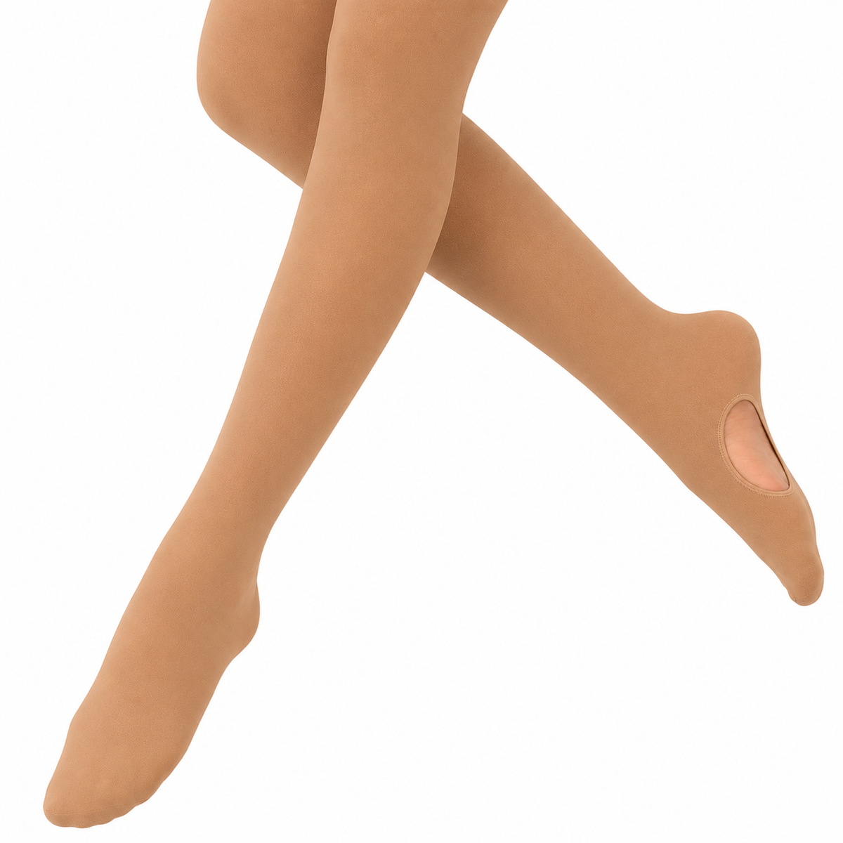 Girls Convertible Ballet Dance Tights | Footed & Footless Dance Tights for Ballet, Gymnastics & Dance Classes | Ages 1-16 Years
