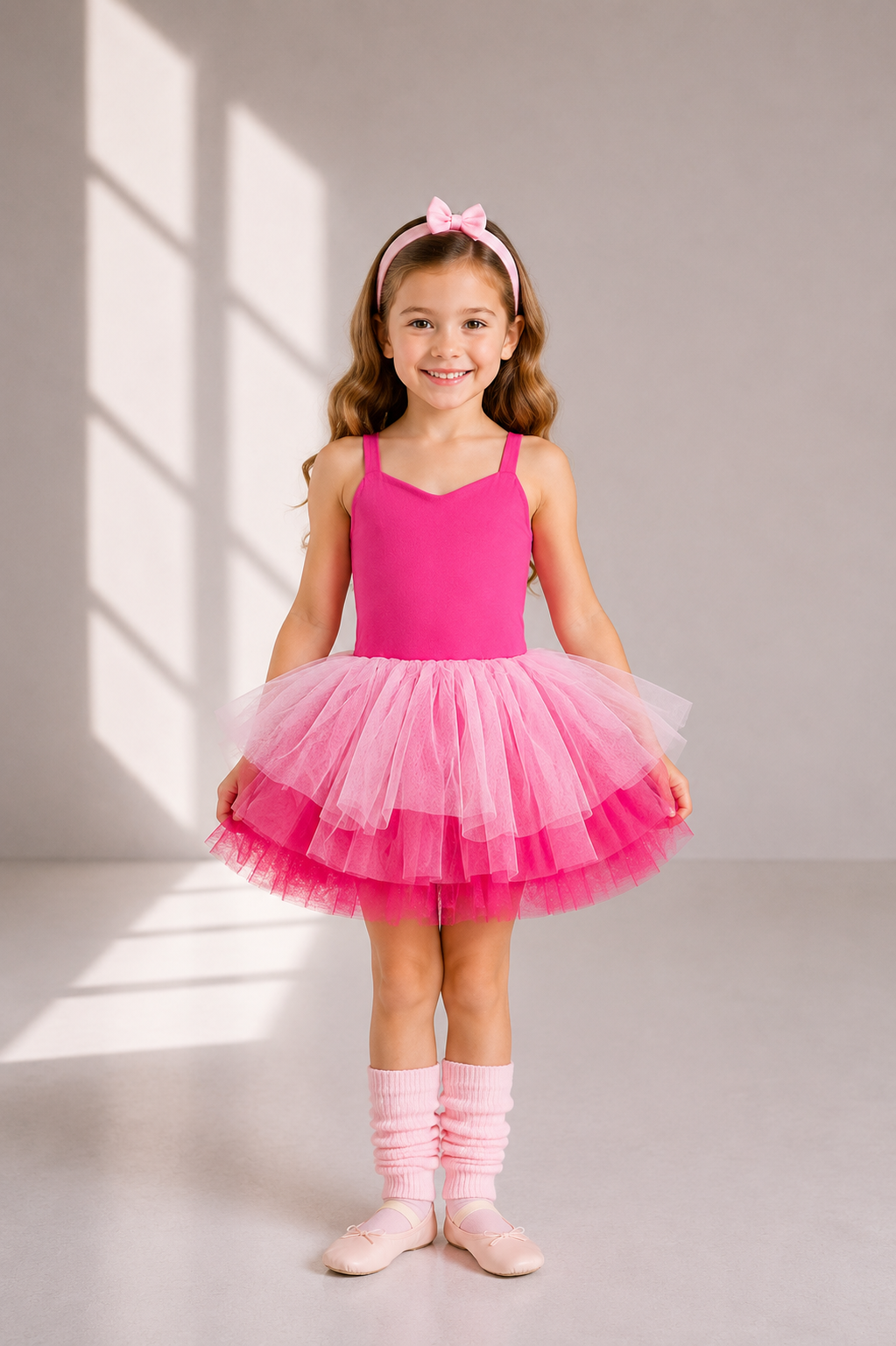 Girls Ballet Dress – Kids Dance Leotard with Tulle Skirt | 2–6 Years