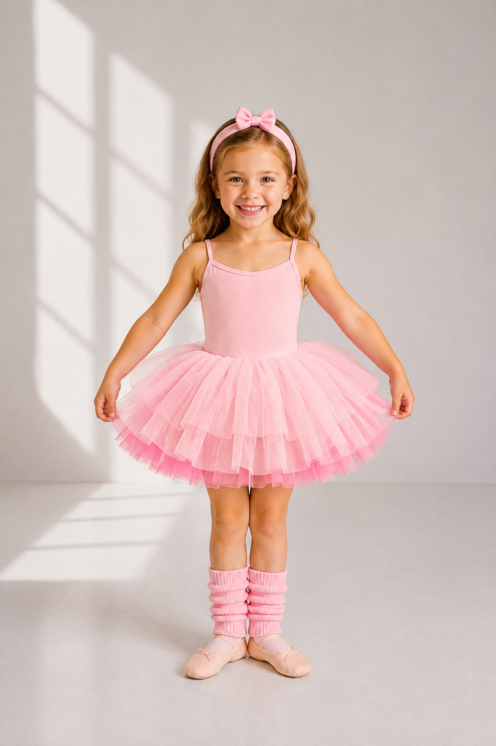Girls Ballet Tutu Dress – Kids Dance Leotard with Tulle Skirt | 2–6 Years