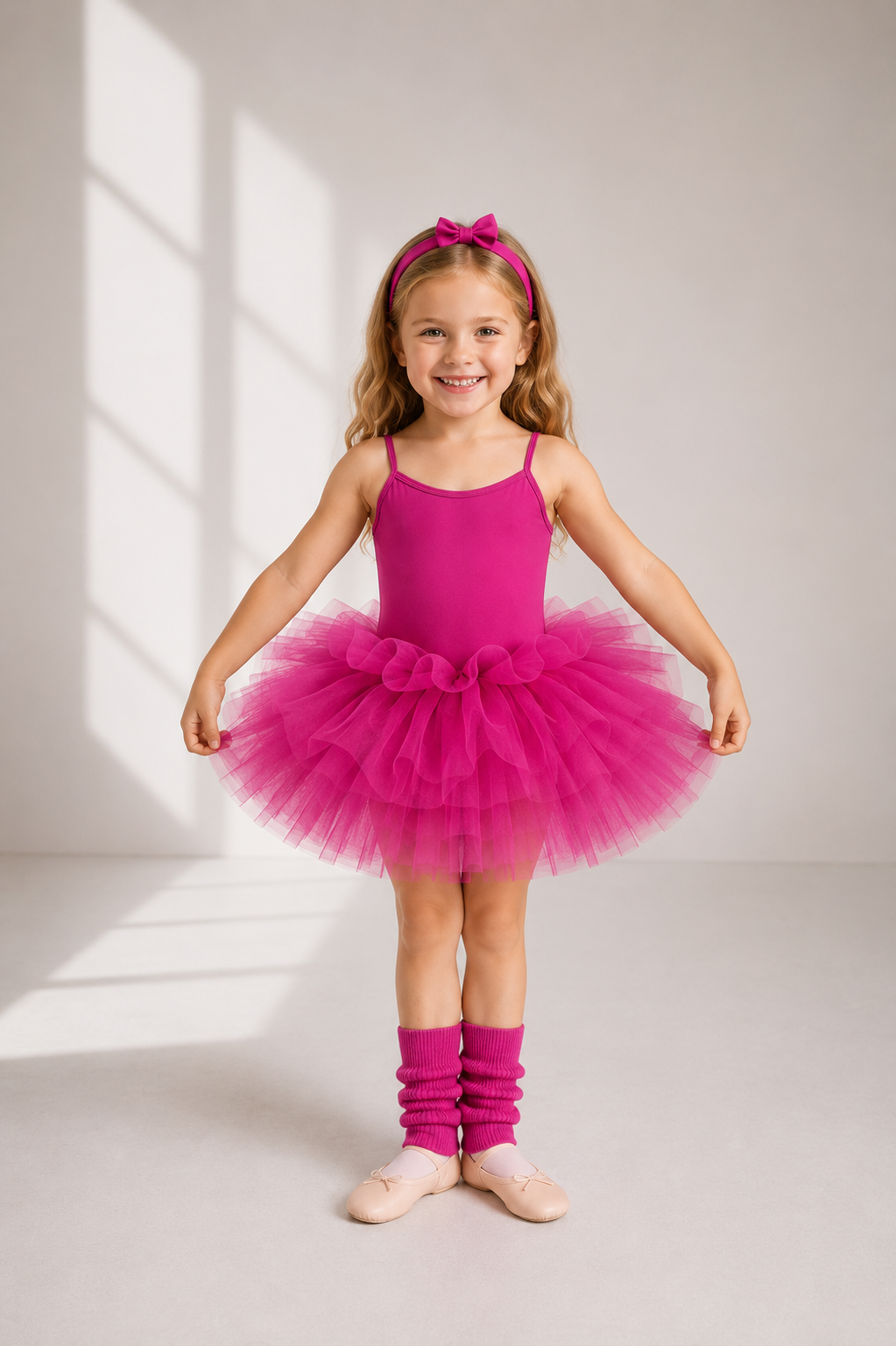 Girls Ballet Tutu Dress – Kids Dance Leotard with Tulle Skirt | 2–6 Years