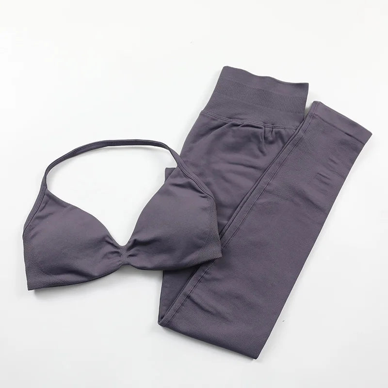 Women’s Activewear Leggings & Sports Bra Set – High Waisted Gym Co-Ord for Fitness, Running, Yoga & Pilates