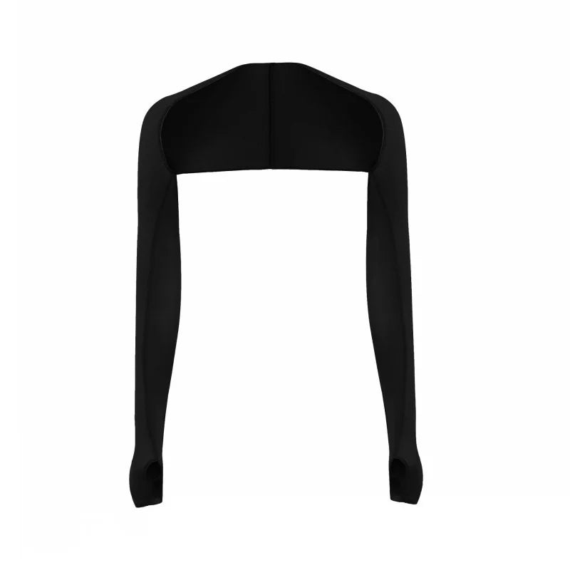 Girls Dance Warm Up Sleeves | Ballet & Gymnastics Arm Warmers | Black | One Size